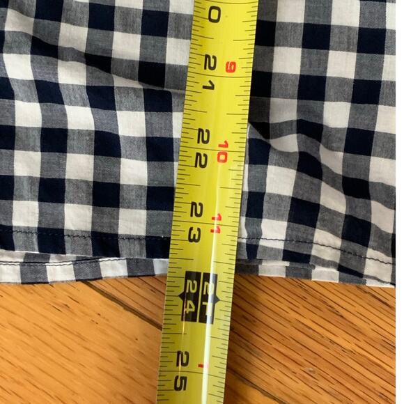 J. Crew Gingham Blouse size large - Picture 5 of 5